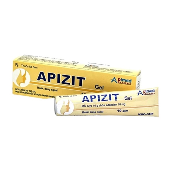 Thuốc Apizit gel 15g (Điều trị mụn) - Apimed VN