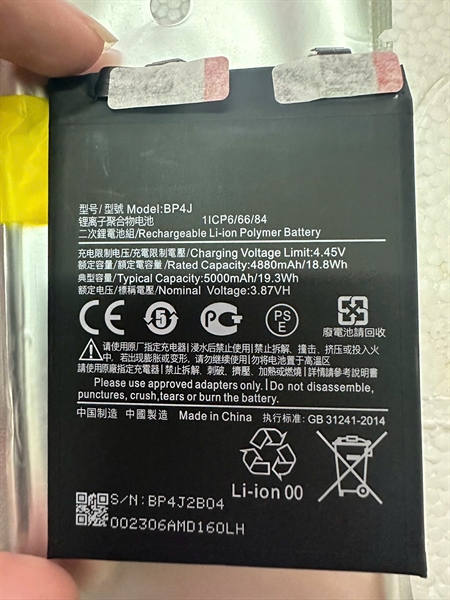 Pin BP4J - Thay Thế Cho Redmi Note 12 Pro+ / Redmi Note 12 Pro Plus