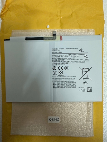 Pin thay thế HQ-6300SD cho SS TAB S8 11.0 2022 kèm bộ sửa và keo.