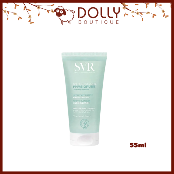 Gel Rửa Mặt Dành Cho Da Nhạy Cảm SVR Physiopure Gelee Moussante Cleansing Foaming - 55ml [Nhập Khẩu]