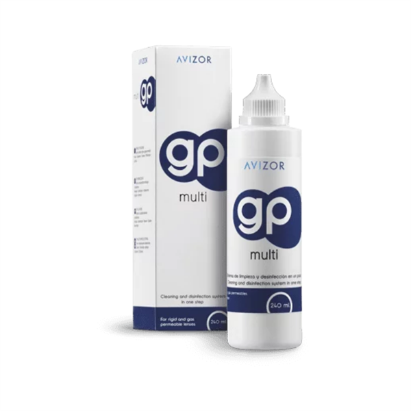 Nước ngâm Avizor GP Multi 240ml - Dung dịch ngâm kính áp tròng cứng ban đêm