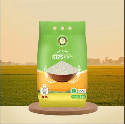 GẠO THƠM ST25 HỮU CƠ 5KG