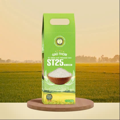 GẠO THƠM ST25 - TD XANH 1KG