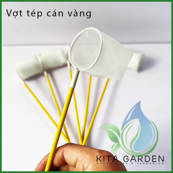 Vợt tép cán vàng