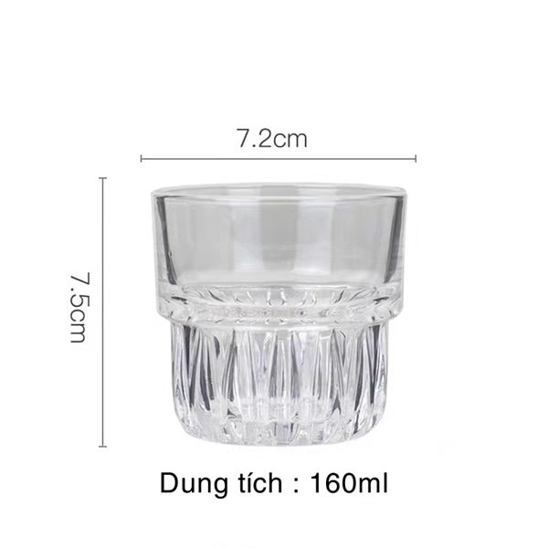 Cốc thuỷ tinh dung tích 160ml