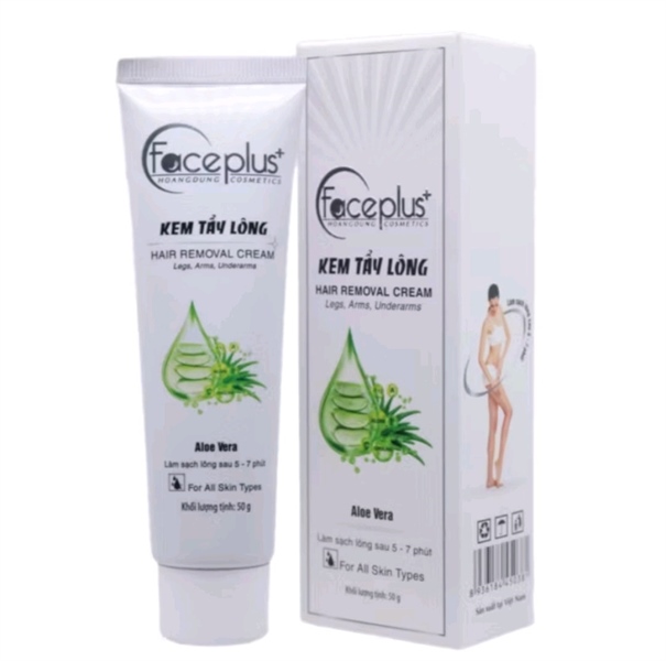 Kem tẩy lông FacePlus nha đam 50gr