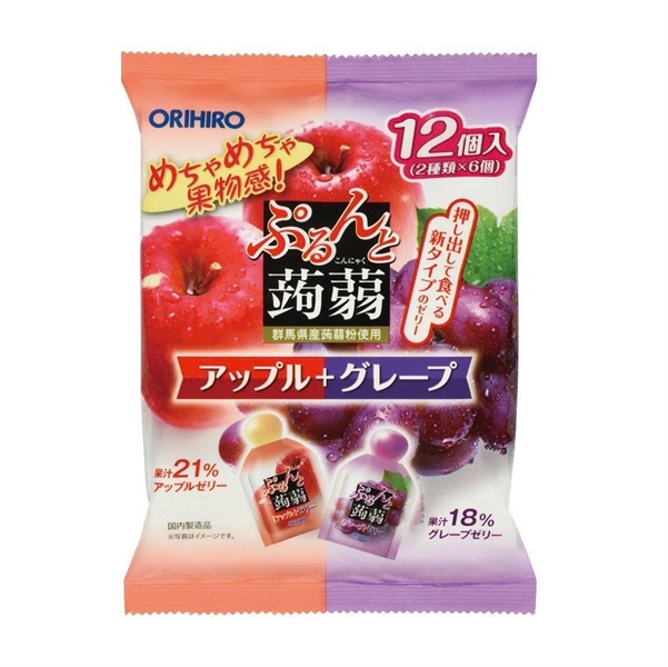 Thạch túi vị táo nho Orihiro