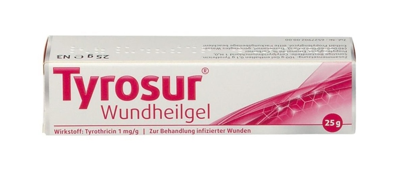 Gel trị nhiễm khuẩn Tyrosur hộp 1 tuýp 25g