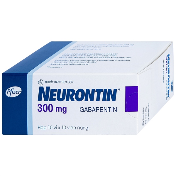 Neurontin 300mg (Hộp 10 vỉ x 10 viên) - Pfizer/Đức