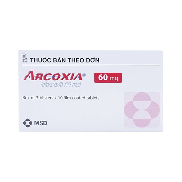Thuốc Arcoxia 60mg (Etoricoxib) (H*3vỉ*10viên) - Australia