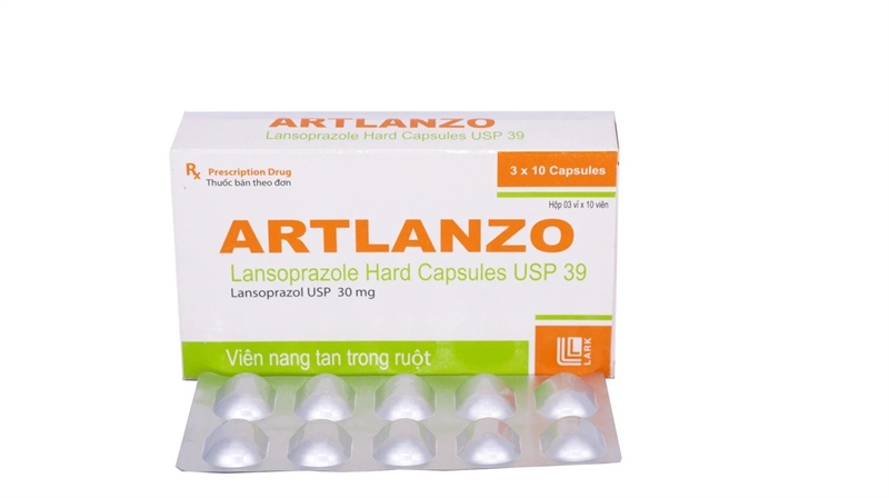 Artlanzo (Lansoprazole Hard 30mg) (Hộp 3 vỉ x 10 viên) - India