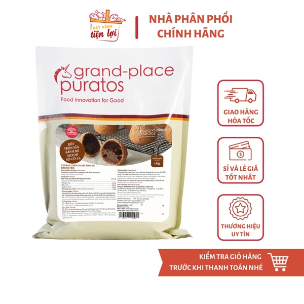 Bột trộn sẵn bánh mì Mochi Socola Puratos Túi 1Kg
