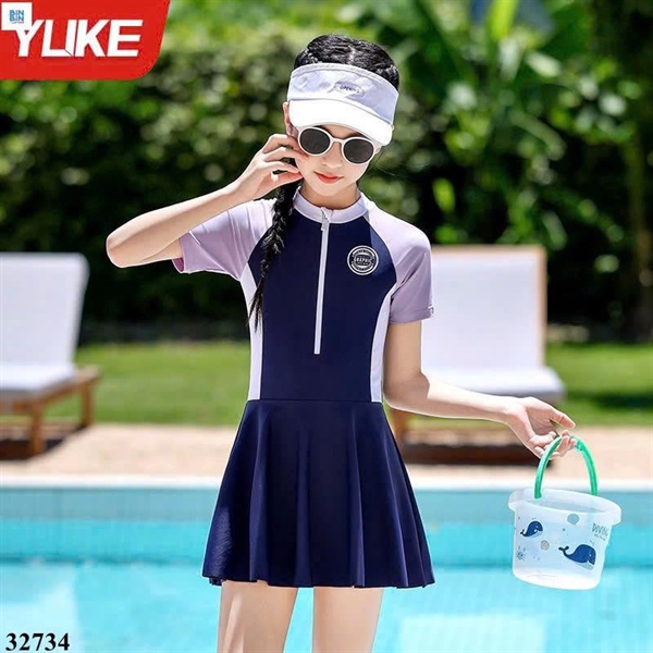 Váy bơi tím
