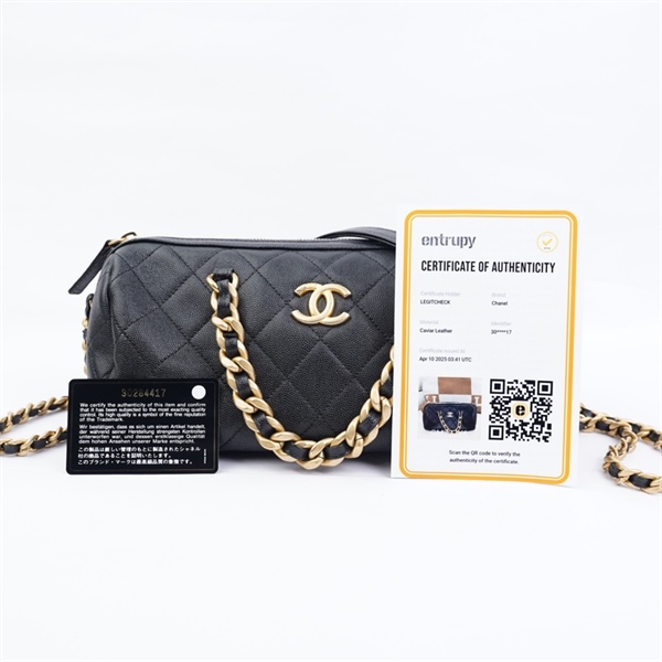 Túi Chanel đeo chéo đen (30284417) KG+