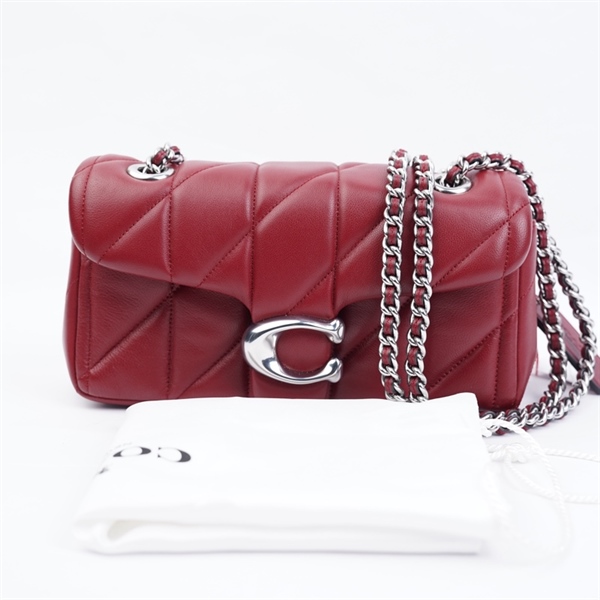 Túi Coach đeo chéo đỏ sz20 KG+