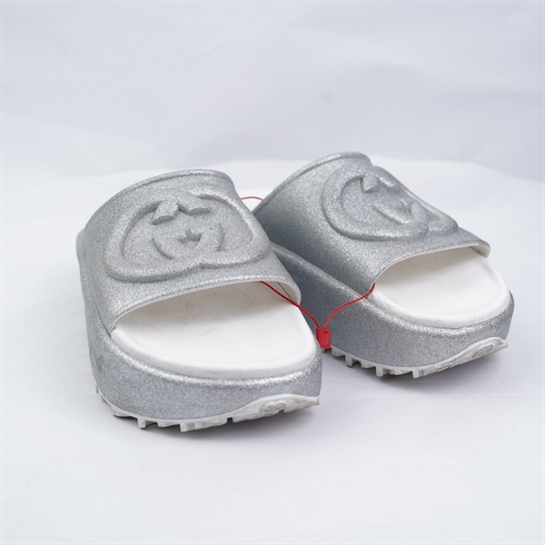 Dép GG bạc (725541) sz37 KG+