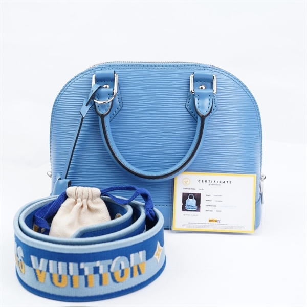Túi LV Alma xanh kèm ổ+ 2 chìa (SN0281) sz23 (MV) KG+