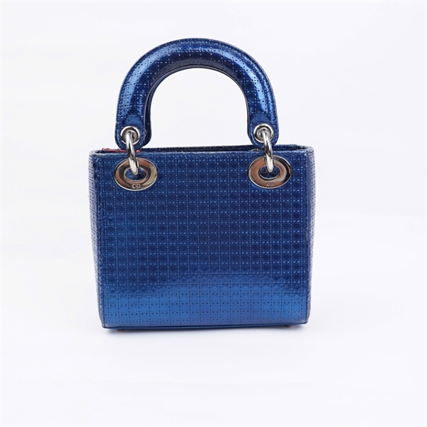 Túi Dior Lady xanh (17-BO-0136) szMini (MV) KG+