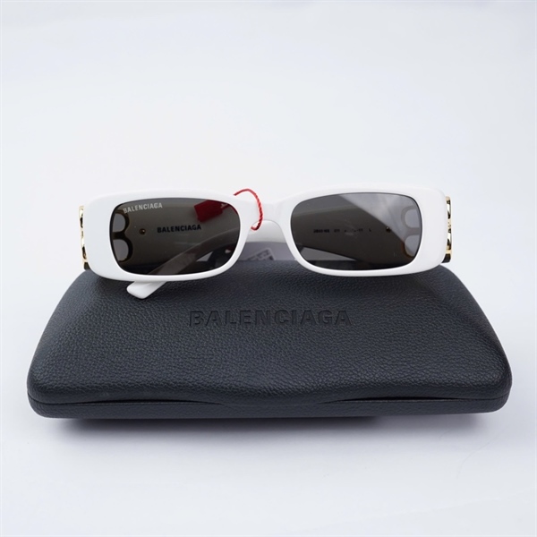 Kính Balenciaga đen gọng trắng BB0096S 011 (51-18-130) KG+