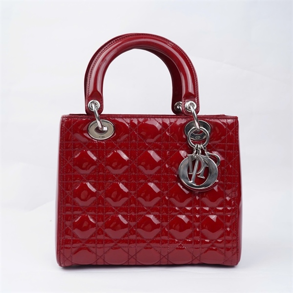 Túi Dior Lady đỏ (16-BO-0134) szM (BMC) KG+