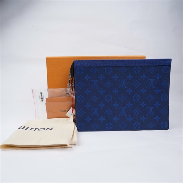 Túi LV Clutch hoa xanh sz26 (A-T) KG+