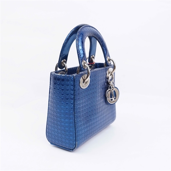 Túi Dior Lady xanh (17-BO-0136) szMini (MV) KG+