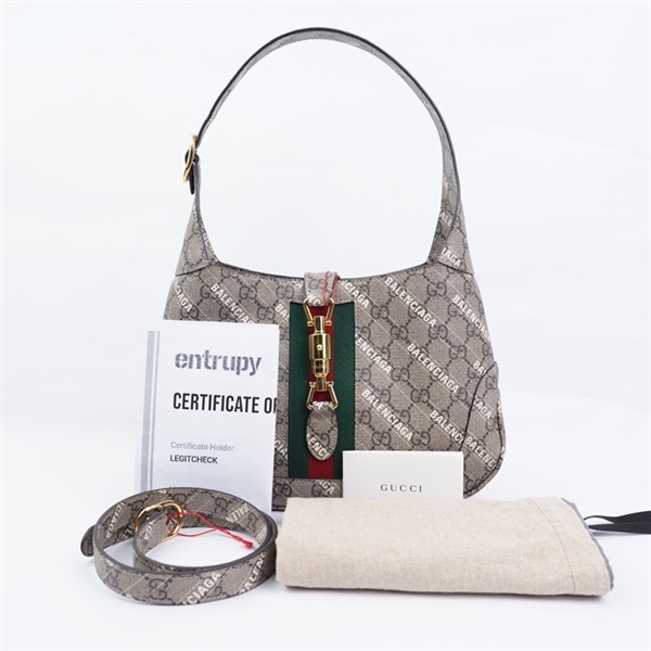 Túi GG Jackie 1961 Balenciaga xám (E036590256) sz28 (MV) KG+