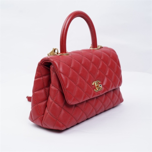 Túi Chanel Coco đỏ (28121774) sz23 (BMC) KG+