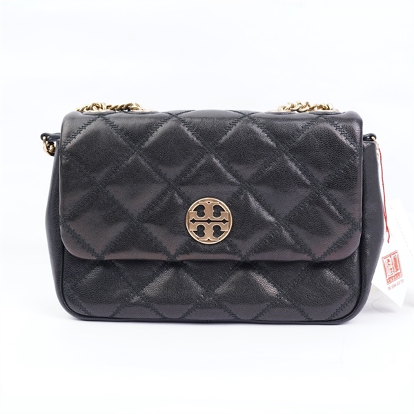 Túi Tory Burch đeo chéo đen sz23 KG+