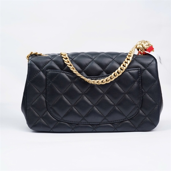 Túi Chanel Mini 8 đen (J23H7201) sz20 (A-T) KG+