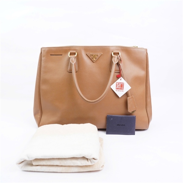 Túi Prada handle nâu sz35 (MV) KG+