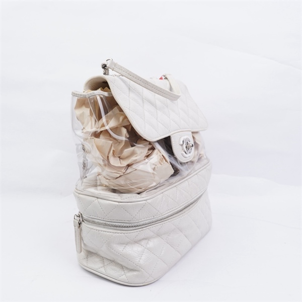 Túi Chanel đeo chéo trắng (25872049) sz26 (MV) KG+