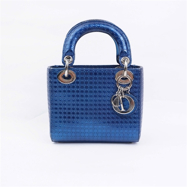 Túi Dior Lady xanh (17-BO-0136) szMini (MV) KG+