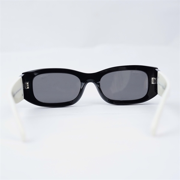 Kính Chanel đen gọng trắng CH5525 1656T8 (52-10-140) KG+