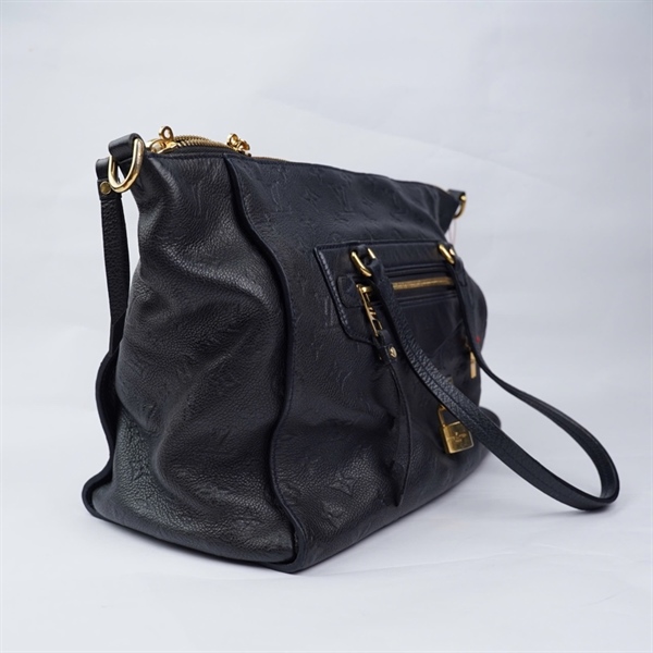 Túi LV Handle hoa đen da bê kèm ổ+ 2 chìa sz34 (BMC) KG+