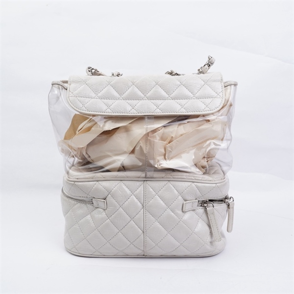 Túi Chanel đeo chéo trắng (25872049) sz26 (MV) KG+