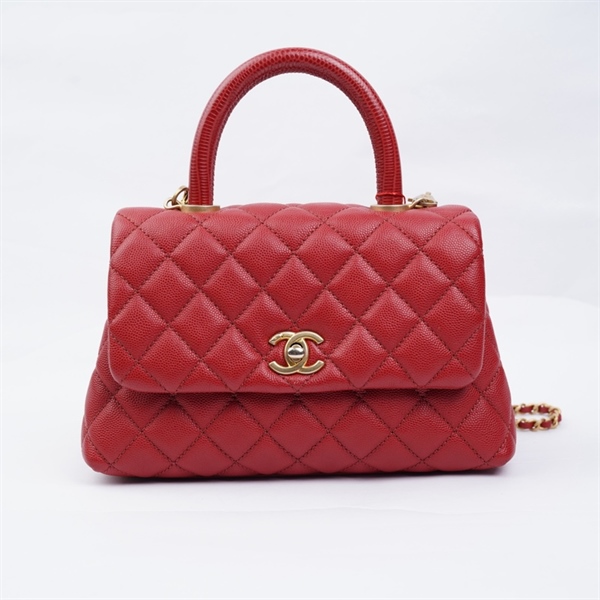 Túi Chanel Coco đỏ (28121774) sz23 (BMC) KG+