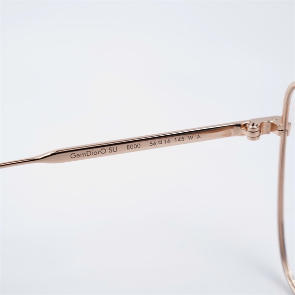 Kính Dior vàng hồng GEMDIORO SU E00 (53-17-145) KG+