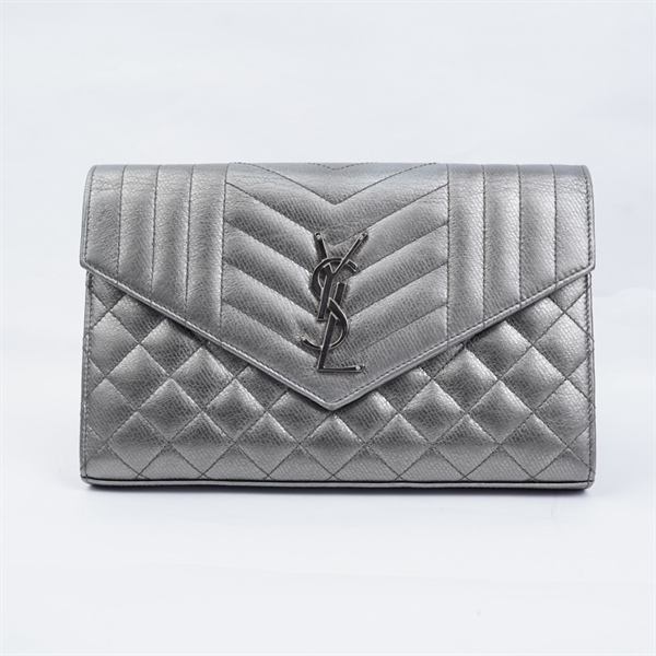 Túi YSL đeo chéo xám (GNC437473-1216) (MV) KG+