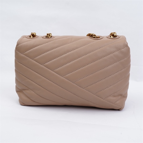 Túi Tory Burch đeo chéo nude sz23 KG+