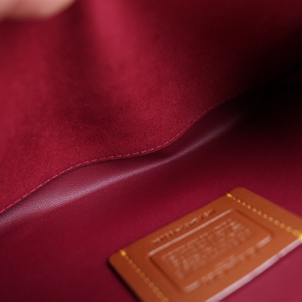 Túi Coach đeo chéo đen pha nâu (K2481-86094) sz20 KG+