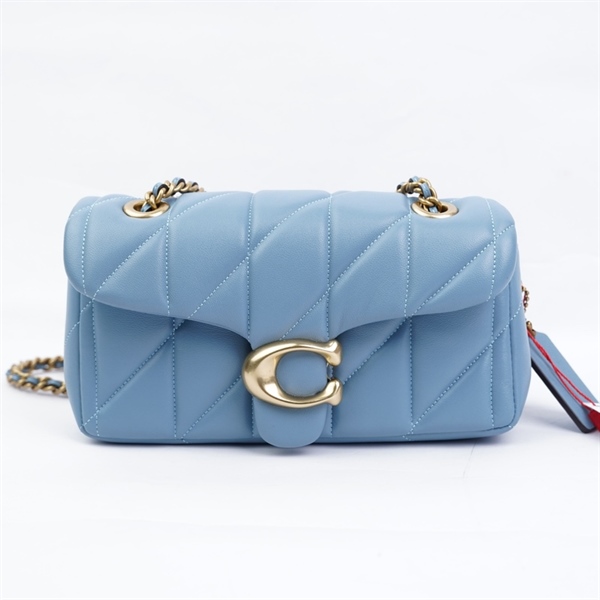 Túi Coach đeo chéo xanh sz20 KG+