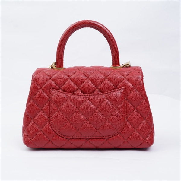 Túi Chanel Coco đỏ (28121774) sz23 (BMC) KG+