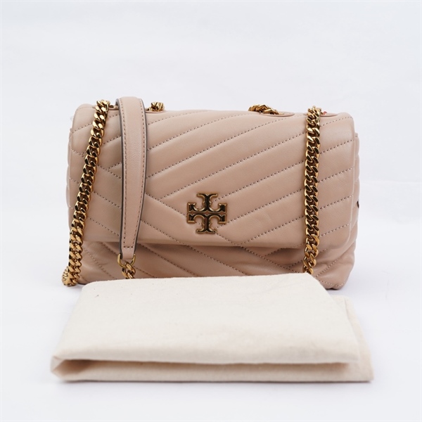 Túi Tory Burch đeo chéo nude sz23 KG+