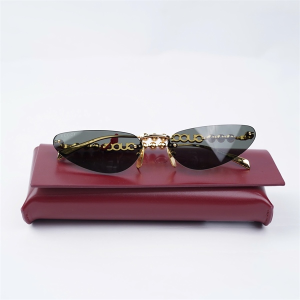 Kính GG mắt mèo đen gọng vàng GG1920S 001 (63-17-140) KG+