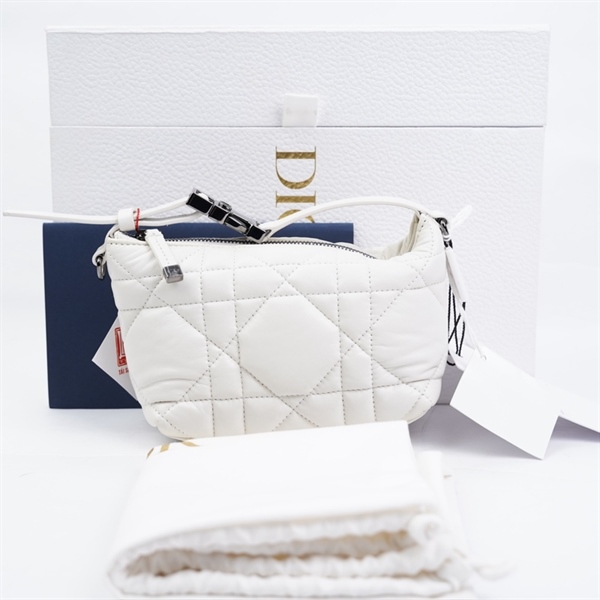 Túi Dior Handle trắng (50-MA-0232) (LN) KG+