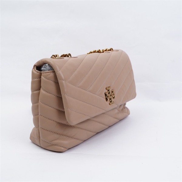 Túi Tory Burch đeo chéo nude sz23 KG+