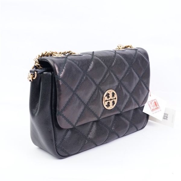 Túi Tory Burch đeo chéo đen sz23 KG+
