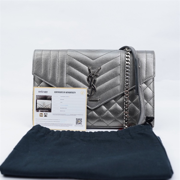 Túi YSL đeo chéo xám (GNC437473-1216) (MV) KG+