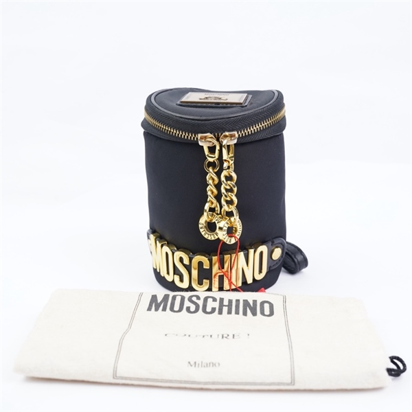 Túi Moschino đen sz10 (MV) KG+